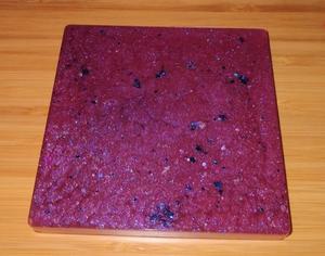 Beaux sous-verres en résine rose et violet faits à la main tapis carrés de luxe/tampons bricolage ensemble de décoration pour usage en gros - Product Image 4