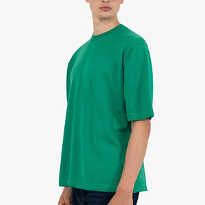 เสื้อยืดผู้ชายผ้าฝ้าย100% สั่งทำทรงหลวมพิมพ์ลายสตรีทแวร์เฮฟวี่เวท245GSM เปล่าคุณภาพสูง - Product Image 1