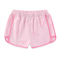 Ensemble 2 pièces pour filles, vêtements décontractés d'été de qualité supérieure, imprimé personnalisé, col rond, manches courtes, 100% coton tricoté