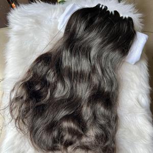 100% extensions de cheveux de vague naturelle vietnamienne sans produits chimiques pas de perte de faisceau de cheveux ondulés naturels vierges remy - Product Image 3