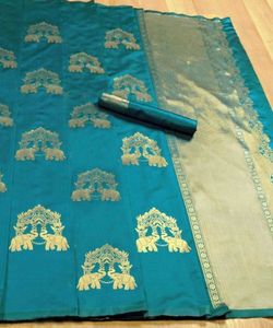 Saree Zari Diamond Work le plus choisi pour une apparence royale, le dernier Saree Pearl Work Ruffle pour un style sophistiqué. - Product Image 4