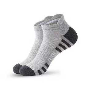 Antibacterial Breathable Towel Bottom Socks Men's Ankle Socks Anti <b>Odor</b> Running Socks - Product Image 3