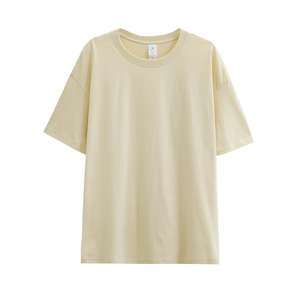 Camiseta de Algodón Personalizada OEM de 180 GSM, Cuello Redondo, Manga Corta, Algodón Puro, Color Sólido, Informal, para Hombre, FINER THREADS - Product Image 2