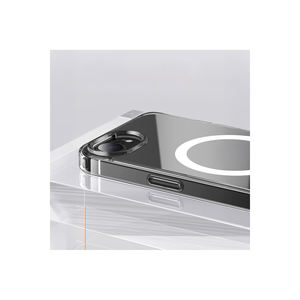 Coque rigide transparente premium compatible MagSafe pour iPhone 16E, gaufrée, protection antichoc pour téléphone - Product Image 2