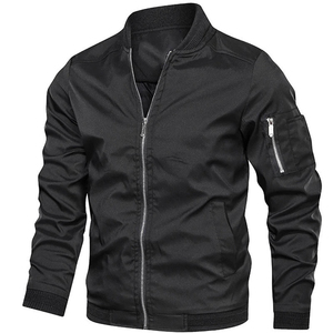 Vente en gros de blouson d'aviateur avec logo personnalisé par les fabricants pour hommes blouson de baseball épais en coton de grande taille pour hommes veste Letterman Varsity - Product Image 3