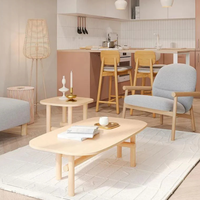Fauteuil lounge scandinave avec structure en hêtre massif et siège et dossier rembourrés, fauteuil d'appoint moderne pour salon, meubles de maison