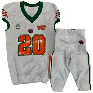 El uniforme de fútbol americano de grado profesional incluye Jersey y pantalones tamaños personalizados disponibles para equipos y clubes de todo el mundo - Product Image 2