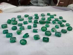 อัญมณีธรรมชาติ zambian มรกต2-5กะรัตอัญมณีสีเขียวหลวมในมรกตเบาะรูปวงรีได้รับการรับรอง - Product Image 5