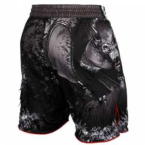 กางเกงชกมวย MMA แบบสั่งทำพิเศษสำหรับผู้ชาย เป็นมิตรกับสิ่งแวดล้อมและป้องกันรอยยับ มีทุกขนาด พร้อมโลโก้สั่งทำ อุปกรณ์ออกกำลังกายที่สมบูรณ์แบบ - Product Image 4