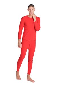Sous-vêtements thermiques longs pour homme de haute qualité, respirants, couleur rouge, compression, pour les sports d'hiver, couche de base chaude - Product Image 2