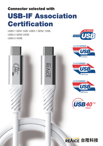 โลโก้ที่กําหนดเอง 4 in 1 1M ทนทาน USB ประเภท C สายชาร์จเร็ว สายชาร์จหลายอินเทอร์เฟซอย่างรวดเร็ว - Product Image 3