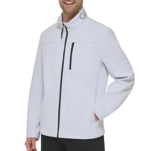 เสื้อแจ็คเก็ตมอเตอร์ไซค์ผู้ชายแบบ Softshell ราคาโรงงาน ปี 2026 ผลิตตามสั่ง คอตั้ง ปักโลโก้ด้านหน้า ระบายอากาศได้ดี สไตล์ไฮสตรีท สำหรับฤดูหนาว - Product Image 5