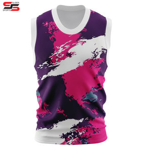 Tenue de basketball respirante à la mode pour adultes, grande taille, avec logo/couleur personnalisés, vente en gros - Product Image 4