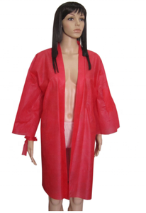 La mejor venta de Kimono no tejido bata de masaje Kimono desechable vestido Albornoz Unisex - Product Image 3