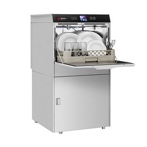 Lave-vaisselle professionnel - Panier de 500 mm - Commandes numériques - 6 kW - avec pompes de vidange, rinçage et détergent - Product Image 3