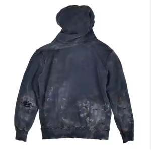 Confortable hommes acide à capuche automne hiver hommes acide lavage sweats à capuche Premium 100% coton acide lavage sweats à capuche - Product Image 2