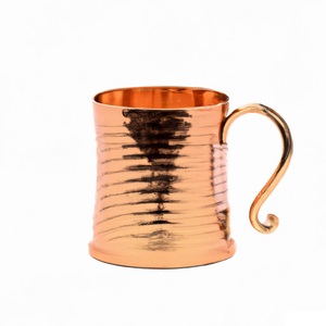 18 OZ <b>Stainless</b> <b>Steel</b> Moscow Mule Mug 100% Pure Copper Food Grade 450ml Capacity Premium <b>Tumbler</b> - Product Image 1
