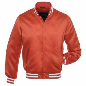 Chaqueta Universitaria de Lona con Recubrimiento Personalizado para Hombres, Mujeres y Jóvenes, Chaqueta Bomber de Béisbol de Algodón a la Moda para Invierno, Antibacteriana en la Parte Delantera - Product Image 1