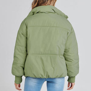 แจ็กเก็ตปลาปักเป้าสำหรับผู้หญิงผ้าคุณภาพสูงออกแบบโลโก้และผ้าคุณภาพสูงและลดกระหน่ำทั้งเอวด้วยความอบอุ่นเส้นใยหนา - Product Image 6