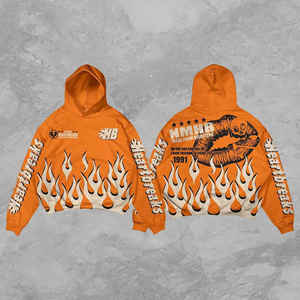 Sweat à capuche tendance pour hommes de haute qualité personnalisable en gros pull long surdimensionné avec motif sérigraphie pour l'automne - Product Image 6