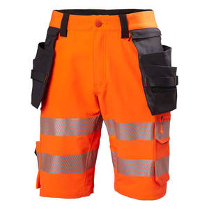 Pantalones cortos de seguridad para el trabajo de Venta caliente Hi Vis Reflective Summer Uniform Construction Wear Shorts para hombres - Product Image 3