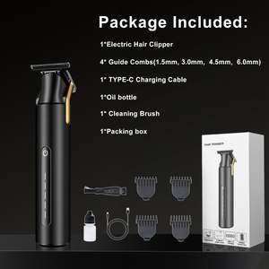 Tondeuse à barbe professionnelle sans fil à lame en T, tondeuse à cheveux de précision rechargeable avec fonction étanche (IPX7) - Product Image 2