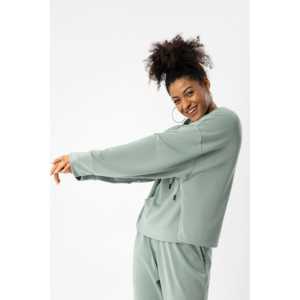 Sweat-shirt à capuche en tissu modal soyeux à texture douce - Product Image 3