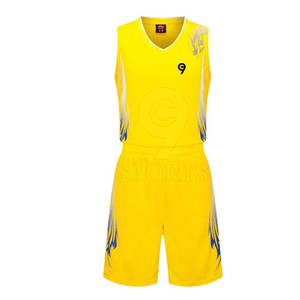 Ensemble maillot et short de basket-ball pour hommes avec logo personnalisé et uniforme de basket-ball en tissu à séchage rapide - Product Image 1