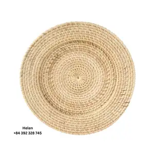 Benutzer definierte Tischset aus natürlichem Rattan Material biologisch abbaubare Tischs ets Hands tricken Verkauf günstigen Preis stammt aus Vietnam