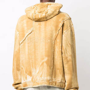 Nouveau modèle Meilleure vente Sweats à capuche délavés à l'acide quantité minimale de commande bas Vente en gros Sweats à capuche délavés à l'acide pour hommes à vendre - Product Image 4