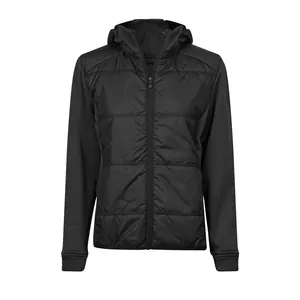 Veste à capuche hybride extensible personnalisée pour femmes, sweats à capuche et sweat-shirts promotionnels - Product Image 1