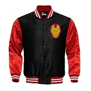 Custom Satin Varsity Jacket-Letterman Black Bomber Jacket-Todos los equipos disponibles-Personalizar nombre o logotipo también disponible. - Product Image 5