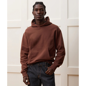 Premium Heavy Weight 500gsm French Terry Sweat à capuche court pour hommes de haute qualité conçu sur mesure pour l'hiver - Product Image 1