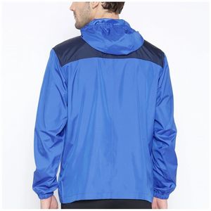 Chaqueta cortavientos de invierno con estilo para hombre con capucha y cremallera frontal con logotipo impermeable y resistente al viento para lluvia y nieve - Product Image 3