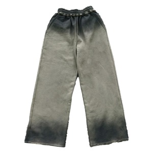 Pantalones Deportivos Anchos de Felpa Gruesa con Lavado Ácido, Logotipo Personalizado, Estilo Desgastado y Decolorado por el Sol, Pantalones para Hombre en Venta al por Mayor - Product Image 2