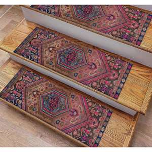 Vintage Step Rug, Printed Rug, Washable Rug, Personalized Rug - Product Image 1