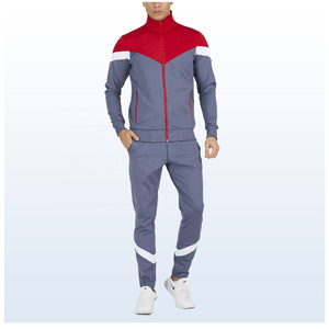 Ensemble survêtement sur mesure à fermeture éclair à prix abordable vêtements fitness survêtements respirants pour hommes - Product Image 5
