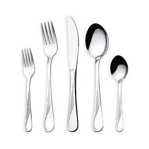 Ensemble de couverts décoratifs dorés Nouveau design avec poignée en acier inoxydable Fourchettes Cuillères Couteaux Ensemble de couverts - Product Image 3