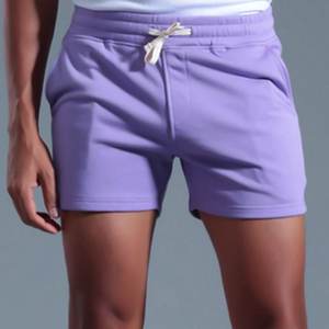 Pantalones cortos atléticos para correr en el gimnasio para hombre con bolsillos Pantalones cortos de entrenamiento de algodón Pantalones cortos para correr - Product Image 4