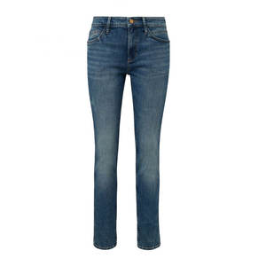 Vente en gros Pantalon en jean décontracté taille haute personnalisé pour femmes, couleur unie, meilleur design, respirant, tailles disponibles, service OEM pour adultes - Product Image 5