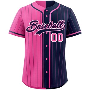 Tissu respirant maillot de baseball boutonné chemise de softball pour jeunes maille à séchage rapide conception personnalisée matériel brodé sergé USA - Product Image 1