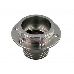 Flangia filettata con attacco per tubo 2,75" in alluminio - Product Image 1