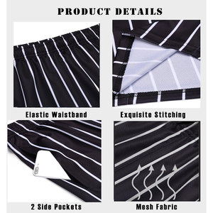 Shorts de course longs pour hommes avec poches, séchage rapide, respirants et anti-plis, fermeture à cordon, couleur/logo personnalisable - Product Image 6