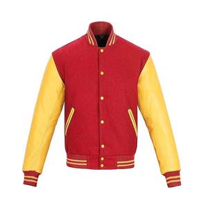 OEM personnalisé hiver Vintage école collège hommes vestes manteau laine Letterman grande taille culture veste universitaire - Product Image 2