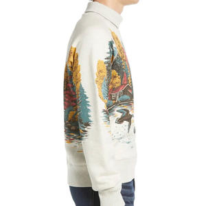 2024 último estilo sudaderas de invierno bordadas para hombres tela de alta calidad al por mayor en Pakistán - Product Image 3