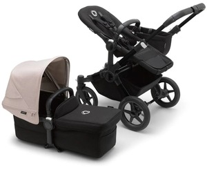 รถเข็นเด็ก Bugaboo Donkey 5 Mono รุ่นใหม่คุณภาพสูง สีดำ / สีดำมิดไนท์ / สีขาวมิสตี้ - Product Image 1
