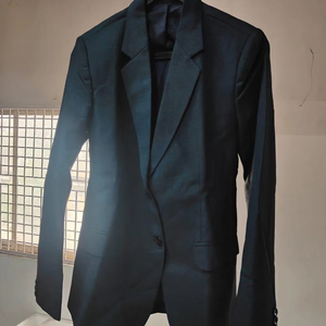 Custom Blazer Coat for <b>Men</b> Personalized Tailored Fit, Dark Navy & <b>Black</b> Options Formal Wear - Product Image 5