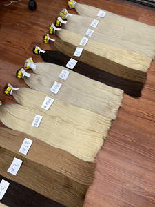 2025 meilleure vente cheveux bruts vietnamien droite couleur en vrac extensions de cheveux humains en gros pas d'emmêlement pas de perte pour le tressage - Product Image 4