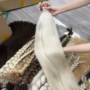 Vietnam Factory Keratin Flat Tip Hair Extensions Human Hair Double Drawn Remy Keratin Hair Extensions - Product Image 4