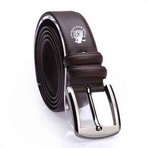UNIQUE GYM WEAR Ceinture décontractée vintage en cuir véritable de haute qualité avec boucle en acier, durable et écologique pour hommes - Product Image 2